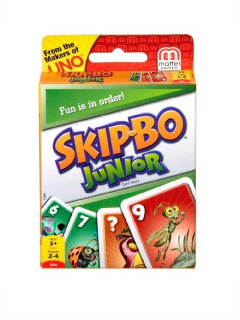 Mattel Skip-Bo Junior Card Game Bilingual  New Sealed Age 7+